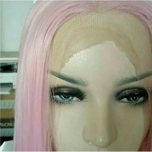24” Pink STRAIGHT LACE FRONTWig NEW  display picture 2